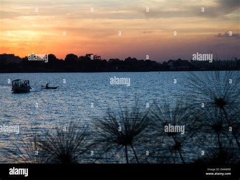 Sunset on Lake Tana, Ethiopia, Africa Stock Photo - Alamy