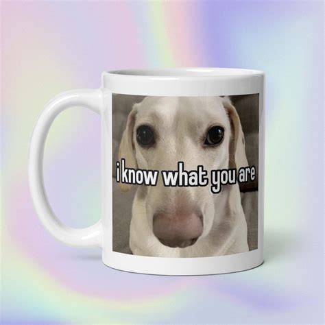 I Know What You Are Funny Meme Design White Glossy Mug - Etsy