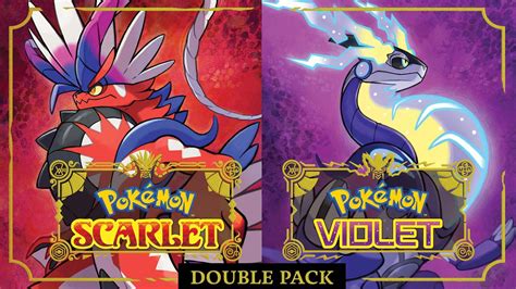 Pokemon Scarlet & Pokemon Violet Double Pack - Nintendo Switch