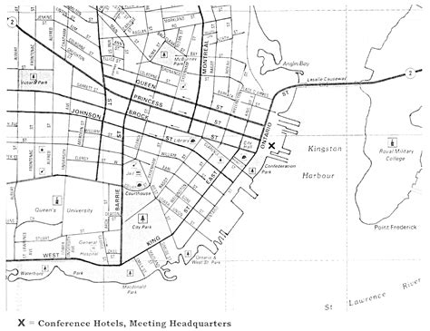 Kingston downtown map