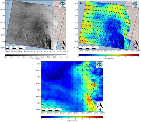 A katabatic wind case of GF-3 SAR image taken at 14:31 Universal Time ...