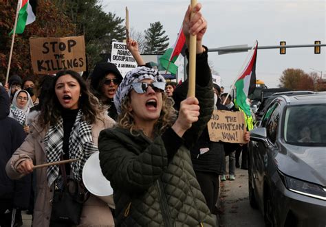 Tens of thousands have joined pro-Palestinian protests across the ...