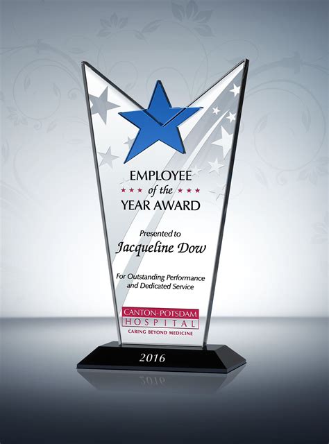 Crystal Star Employee of the Year Award | Desain