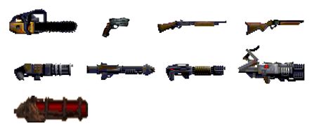 All Classic Doom Weapon's by DamianZombie on DeviantArt