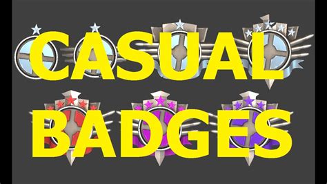 TF2: All Casual Badges Ranks Showcase from Meet your Match (Pub ...