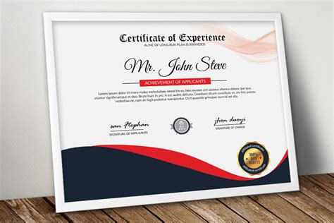 Diploma & Certificate Word Template Graphic by Leza Sam · Creative Fabrica