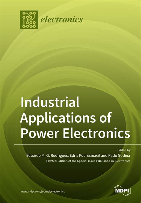 Industrial Applications of Power Electronics | MDPI Books