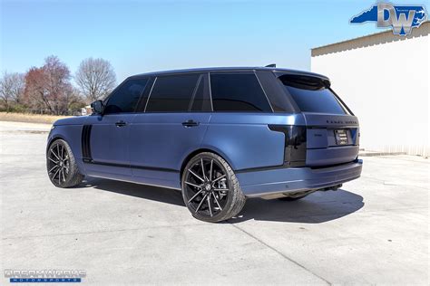 Matte Blue Range Rover — Dreamworks Motorsports