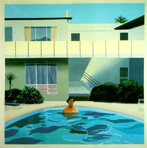 David Hockney, Portrait of Nick Wilder, 1966 | David hockney pool ...