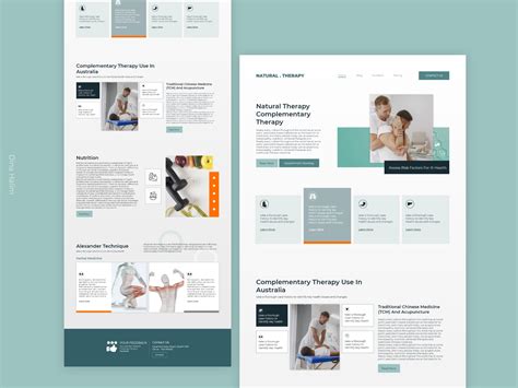 THERAPY WEBSITE LAYOUT by Dina Halim on Dribbble