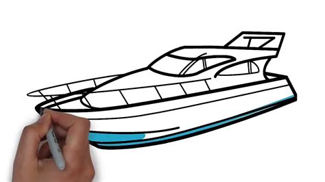 Boat Drawing Easy | Free download on ClipArtMag