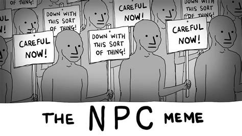 Npc Meme Blue Screen