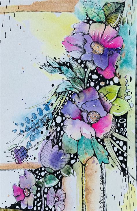 Watercolour flowers | Watercolor flower art, Abstract watercolor art ...