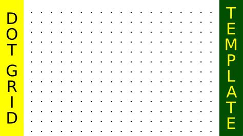 Dot Grid Paper - Printable Dot Grid Paper Template Free Download