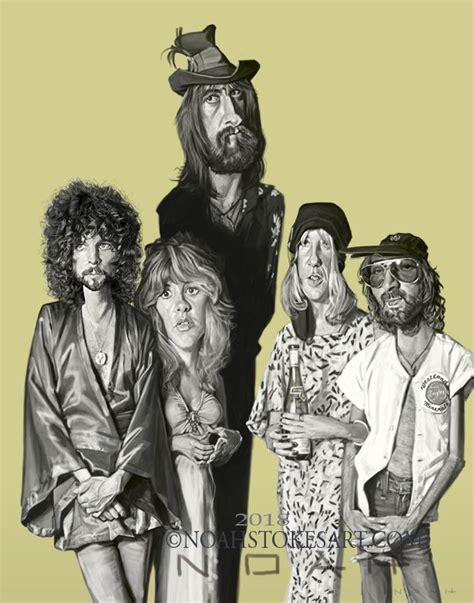 "Fleetwood Mac" | Funny caricatures, Musical art, Caricature