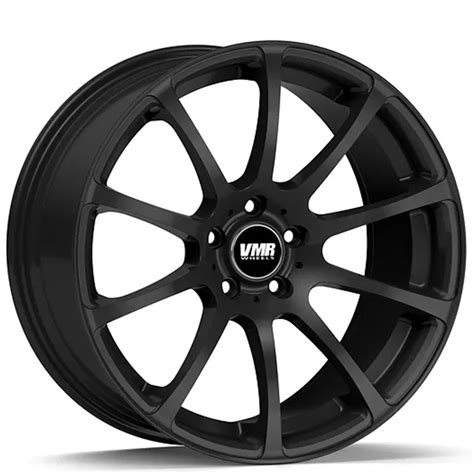 19" Staggered VMR Wheels V701 Matte Black Rims #VMR003-4