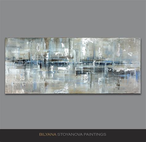 Harbor Lights Large Original Painting Contemporary Artwork - Etsy