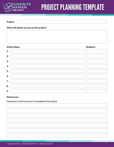 Project Planning Steps Template | Images and Photos finder