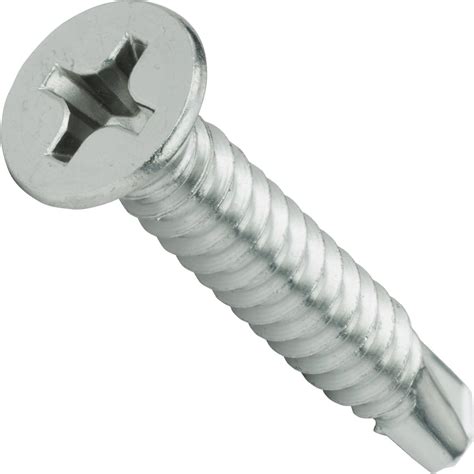 Fastenere - #12 x 1" Self Drilling Screws Sheet Metal Flat Head ...