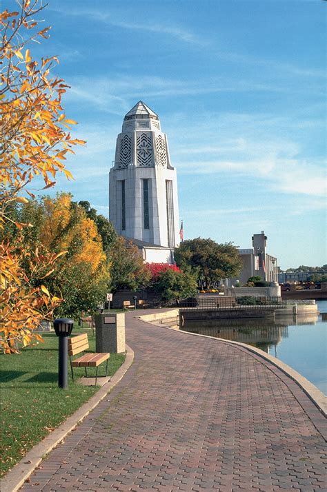 Tower of the Municipal Building, St. Charles. A city of almost 15 ...