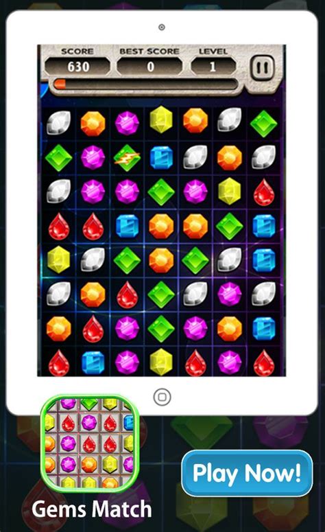 Gem Match Blast Item - Match 3 Puzzle Gems match is the most popular ...