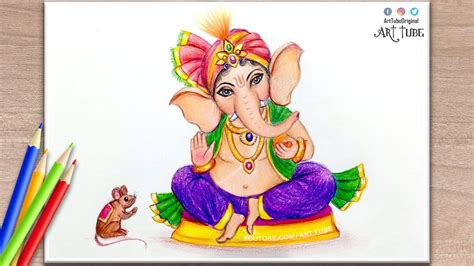 Astonishing Compilation of Ganpati Drawing Images - Over 999 Images in ...