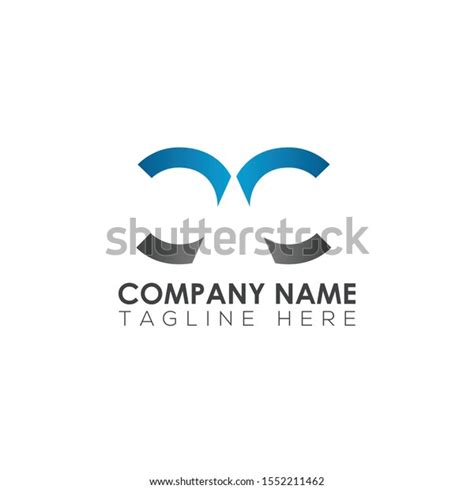 Letter Cc Cac Logo Design Template Stock Vector (Royalty Free ...