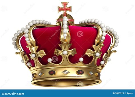 Gold crown stock illustration. Illustration of coronation - 9866923