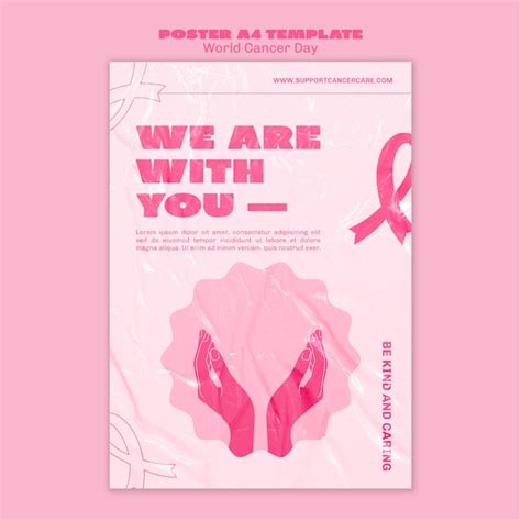 Free PSD | World cancer day poster design design