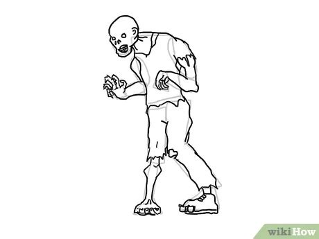 How To Draw Zombies Step By - Outsiderough11