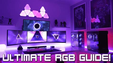 Led Gaming Setup Room / I also go through the process of how you can ...