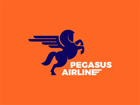 Pegasus Airline | Company logo by Strica on Dribbble