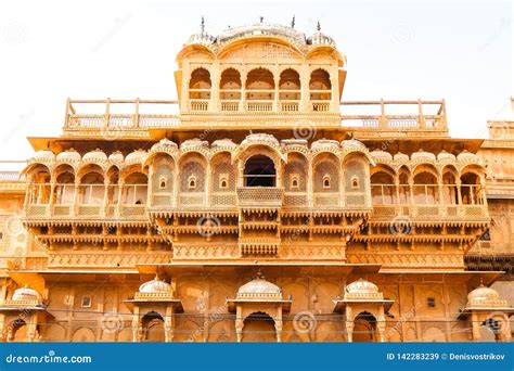 Architecture of Jaisalmer Fort Stock Image - Image of castle, culture ...