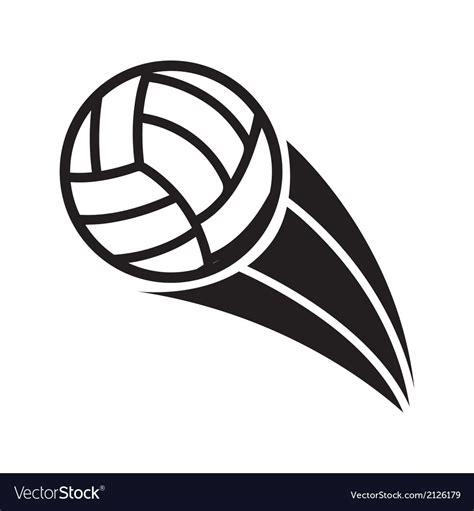 Volleyball design over white background Royalty Free Vector