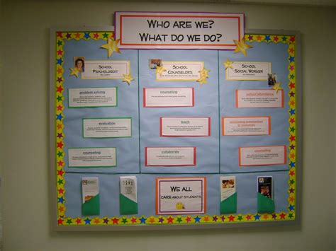 Intro wall for counseling department Counselor Bulletin Boards, Office ...