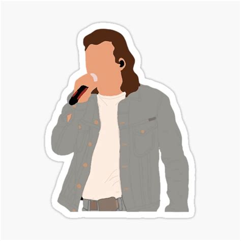 "The Singer" Sticker for Sale by gueze-store | Redbubble