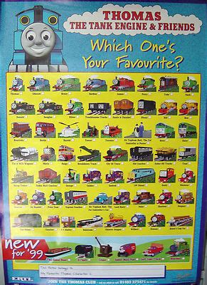 Image - 1999ERTLThomasPoster.JPG | Thomas The Tank Engine & Friends ...