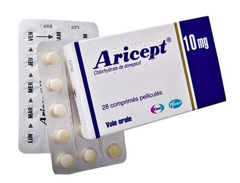 Aricept Eranz donepezil 10 mg 28 Tabs Mexican Online Pharmacy - Mexico ...