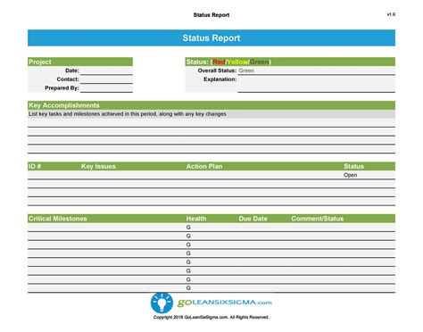 40+ Project Status Report Templates [Word, Excel, PPT] ᐅ TemplateLab