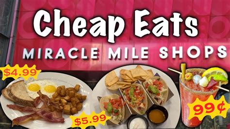 BEST Las Vegas CHEAP EATS at Planet Hollywood's Miracle Mile Shops ...