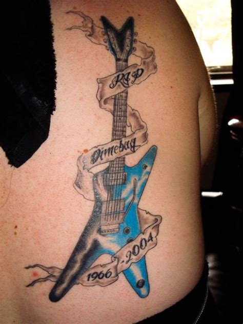 Dimebag Darrell Tribute Tattoos (100 pics)