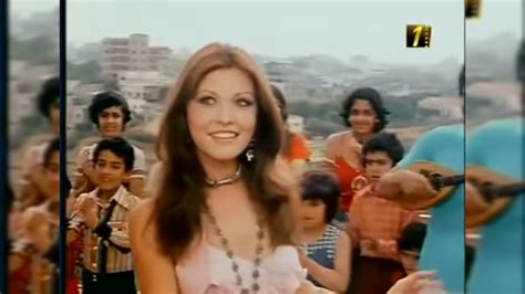 Miss Universe 1971 from Lebanon, Georgina Rizk crowning (colored) ملكة ...