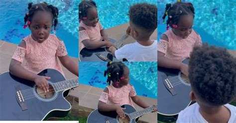 Jidula: Stonebwoy's Daughter Plays Guitar And Sings For Her Brother ...