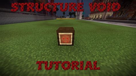 Structure Void Tutorial Minecraft Bedrock Edition - YouTube