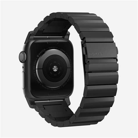 Titanium Apple Watch Band, Black Hardware | NOMAD®