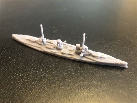 German SMS Von Der Tann Battlecruiser - Wargaming3D