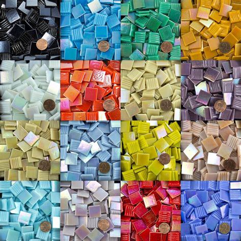 Morjo™ Iridescent Glass Mosaic Tiles 3/4 Inch | Mosaic tiles, Mosaic ...