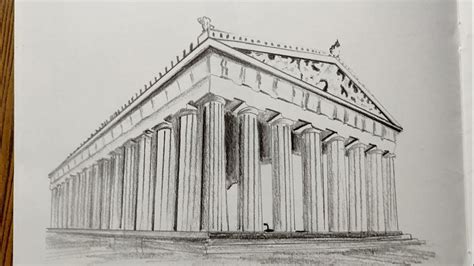 Parthenon Drawing