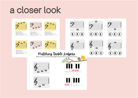 Ledger Lines Theory Worksheets – Music Teacher Resources