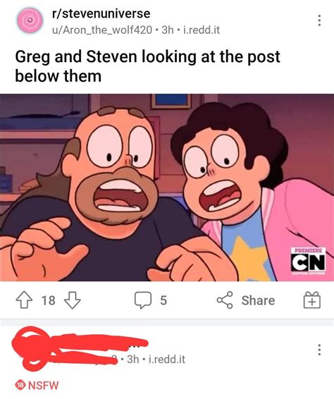 So remember the "steven and Greg looking at the post below them?" well ...